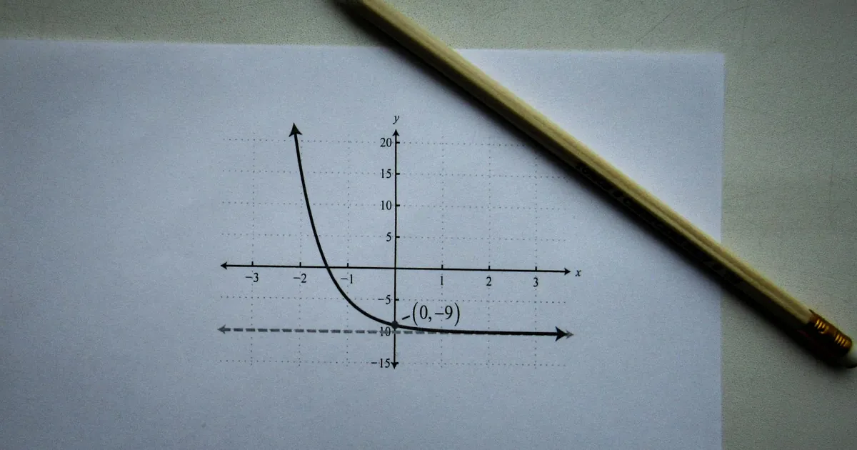 Close-up of a parabola graph on paper with pencil, perfect for math or education themes. Close-up of a parabola graph on paper with pencil, perfect for math or education themes.