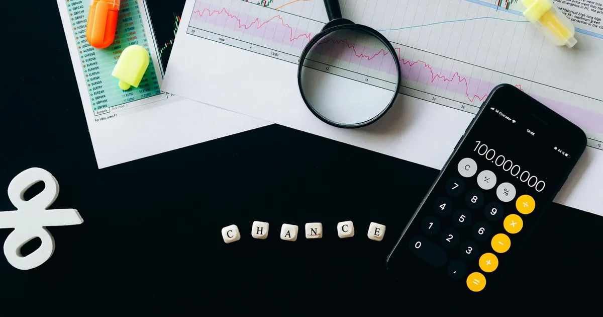 Analyze financial trends using charts, calculator, and data tools.