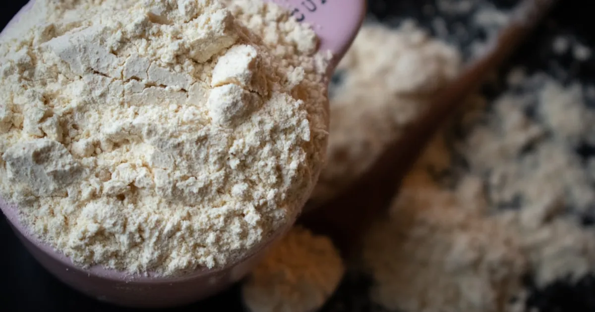 white powder on persons hand